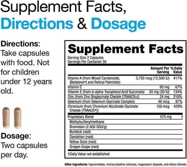 2022 CSF Supplement Facts, Directions & Dosage