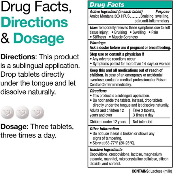2022 Drug Facts, Directions & Dosage Arnica Montana